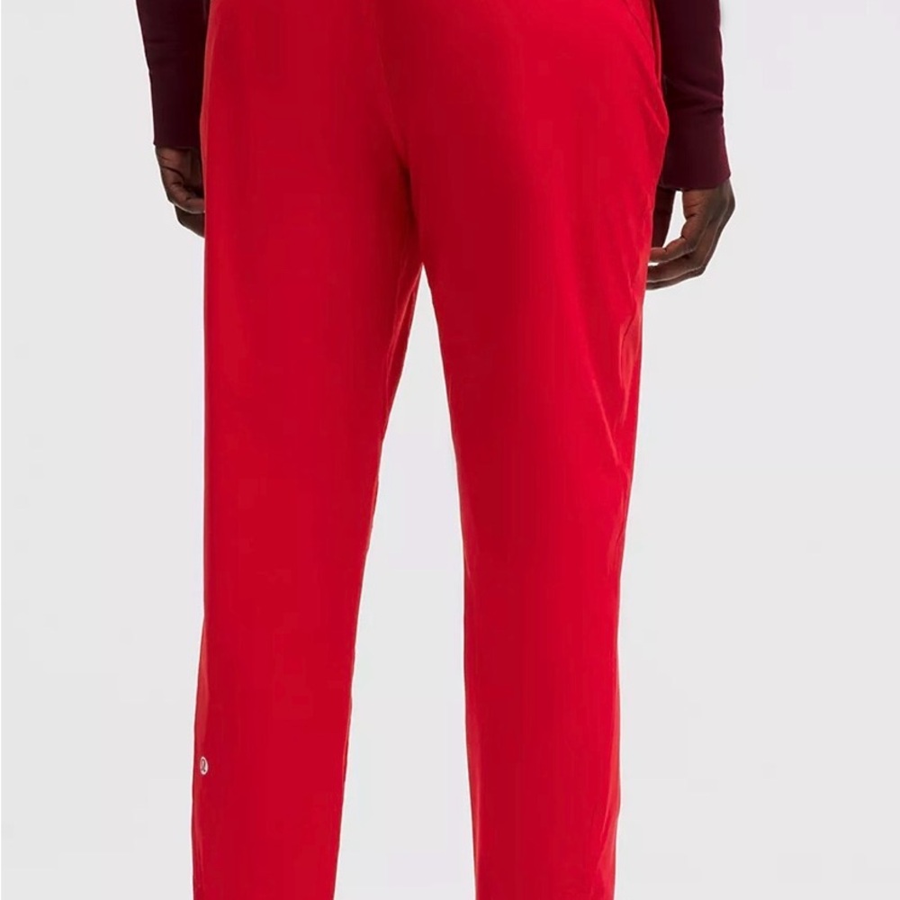 Lululemon Red Zippered Pants